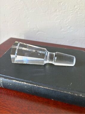 Vintage Crystal Decanter Stopper